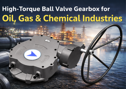 High-Torque Ball Valve Gearbox for Oil